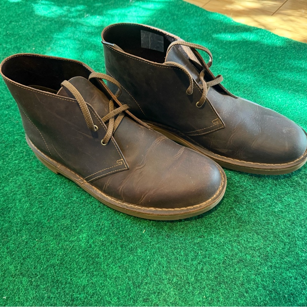 Clarks Dark Brown Chukka Boots